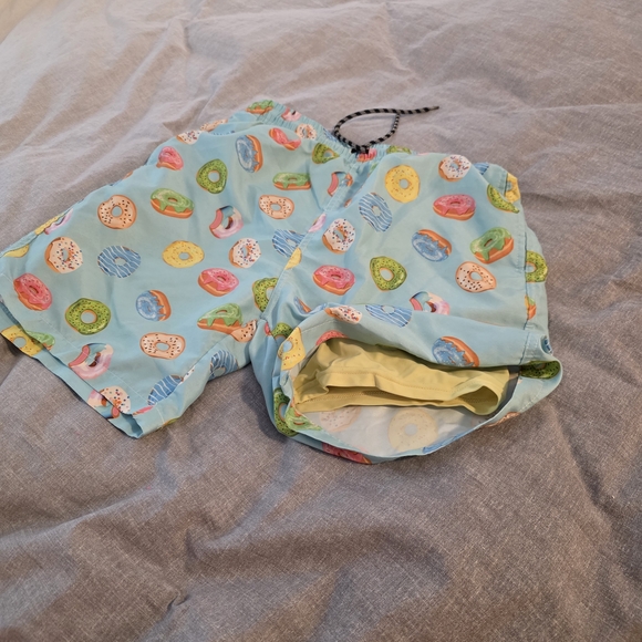 Kids Swim Trunks with Donut Print - Picture 5 of 5